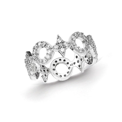 Sterlingsilber Zirkonia Ring