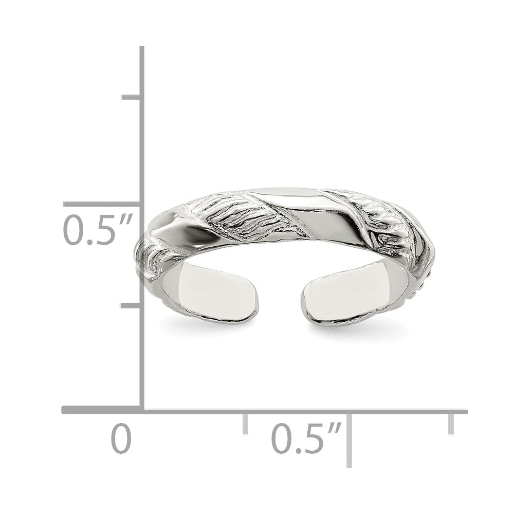 Sterlingsilber Zehenring