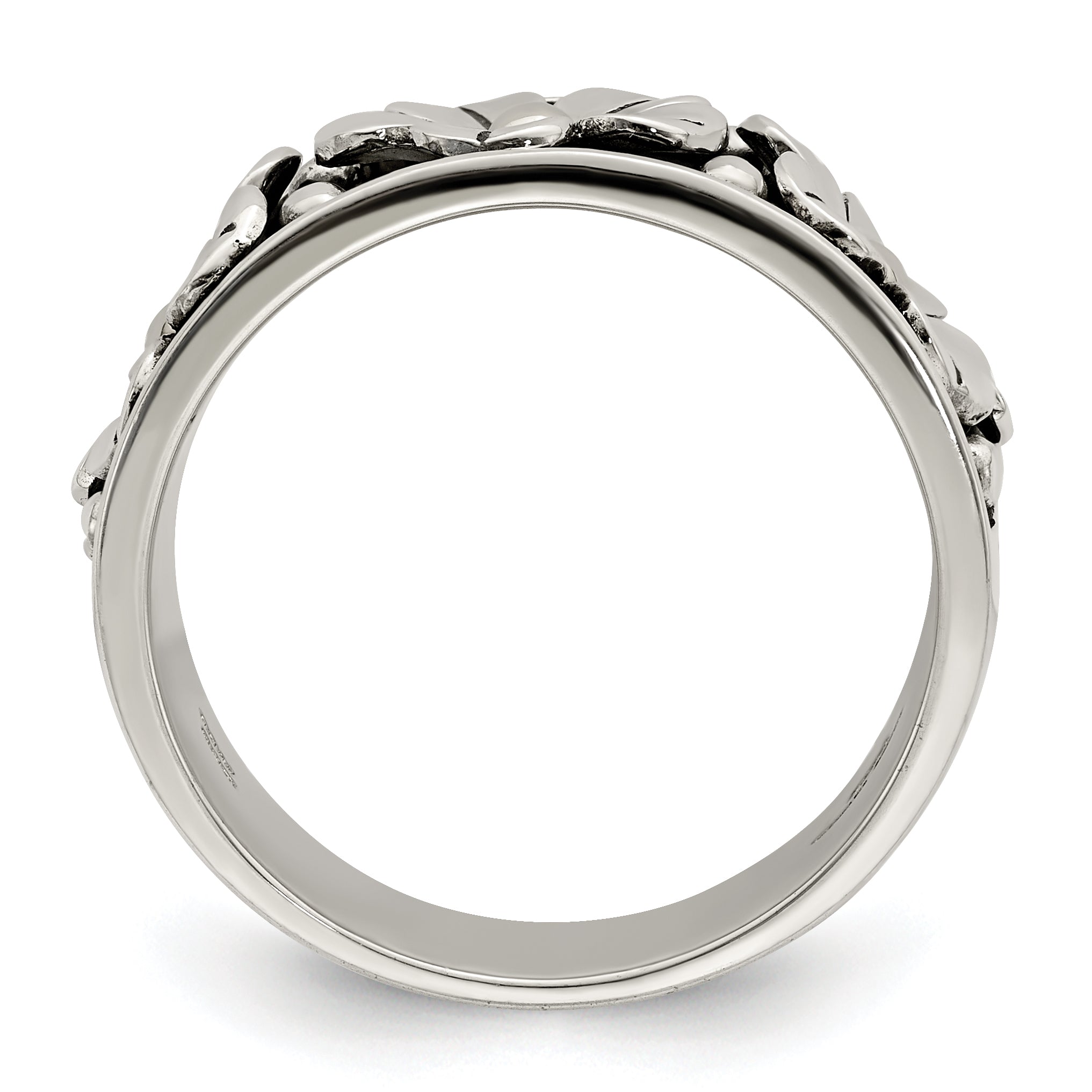 Silber/14K Bicolor Sterlingsilber Antikisiert mit 14K Gold Centers Gänseblümchen Ring