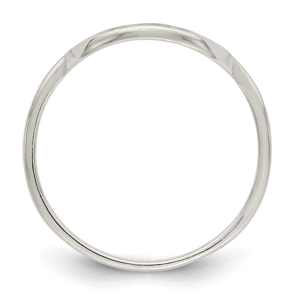 Sterlingsilber Poliert Baum Ring