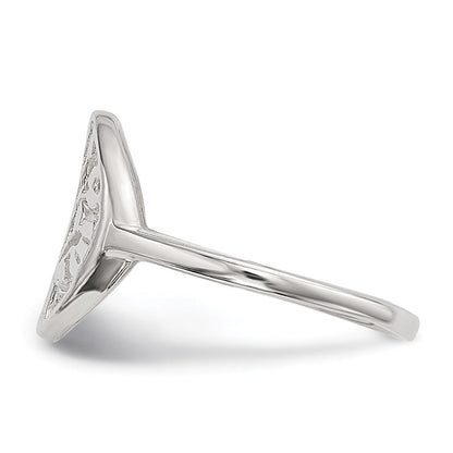 Sterlingsilber Poliert Baum Ring