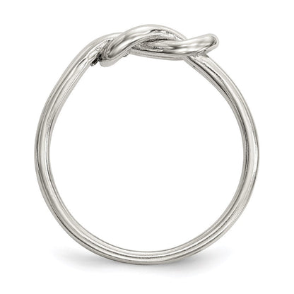 Sterlingsilber Liebe Knoten Ring