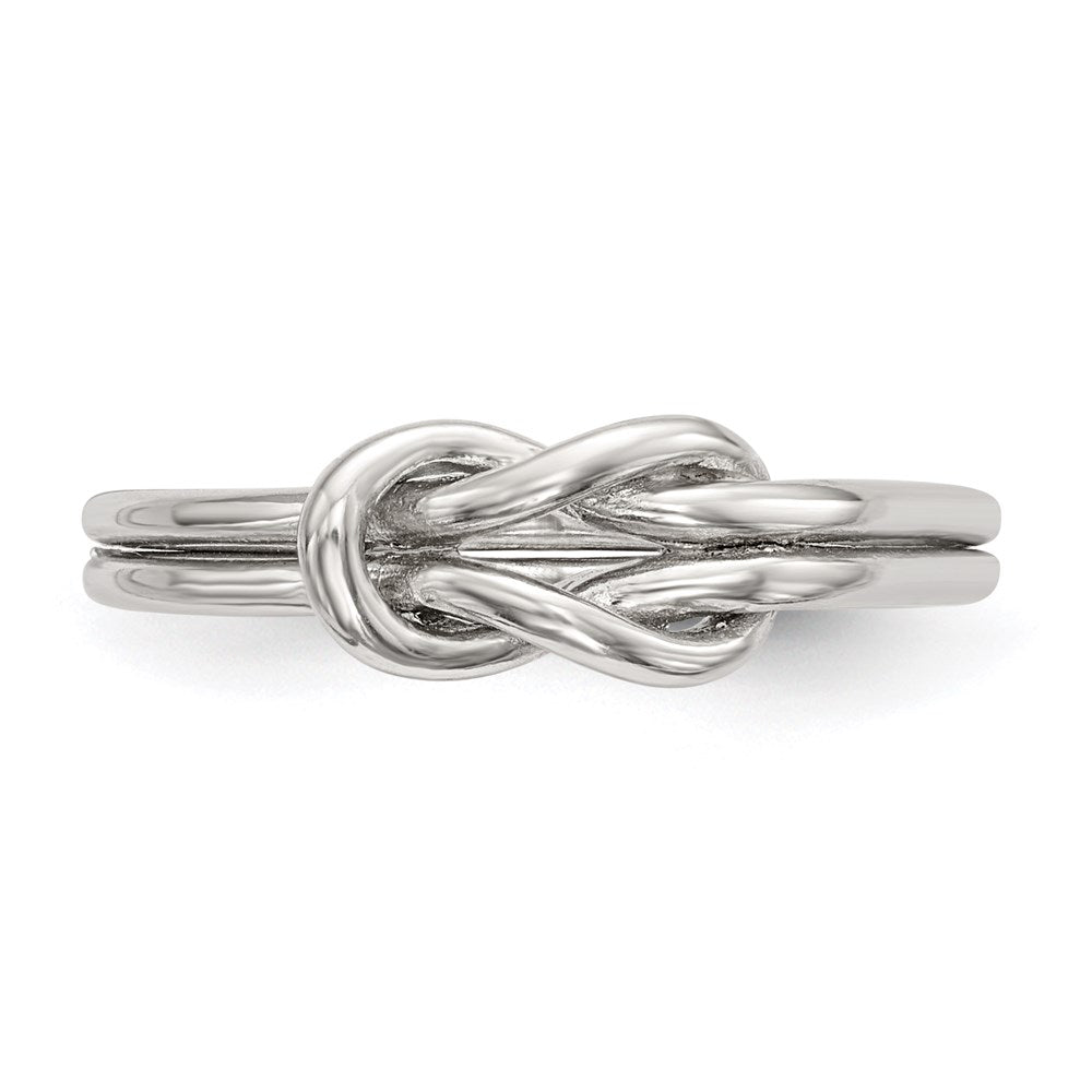 Sterlingsilber Liebe Knoten Ring