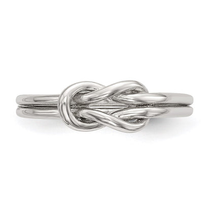 Sterlingsilber Liebe Knoten Ring