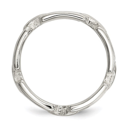Sterlingsilber Poliert Fantasieglieder Ring