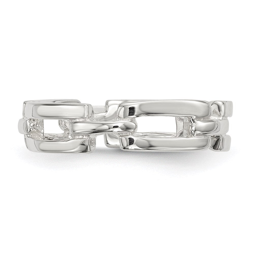 Sterlingsilber Poliert Fantasieglieder Ring