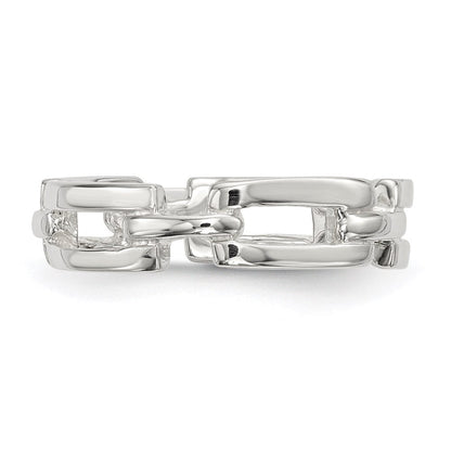 Sterlingsilber Poliert Fantasieglieder Ring