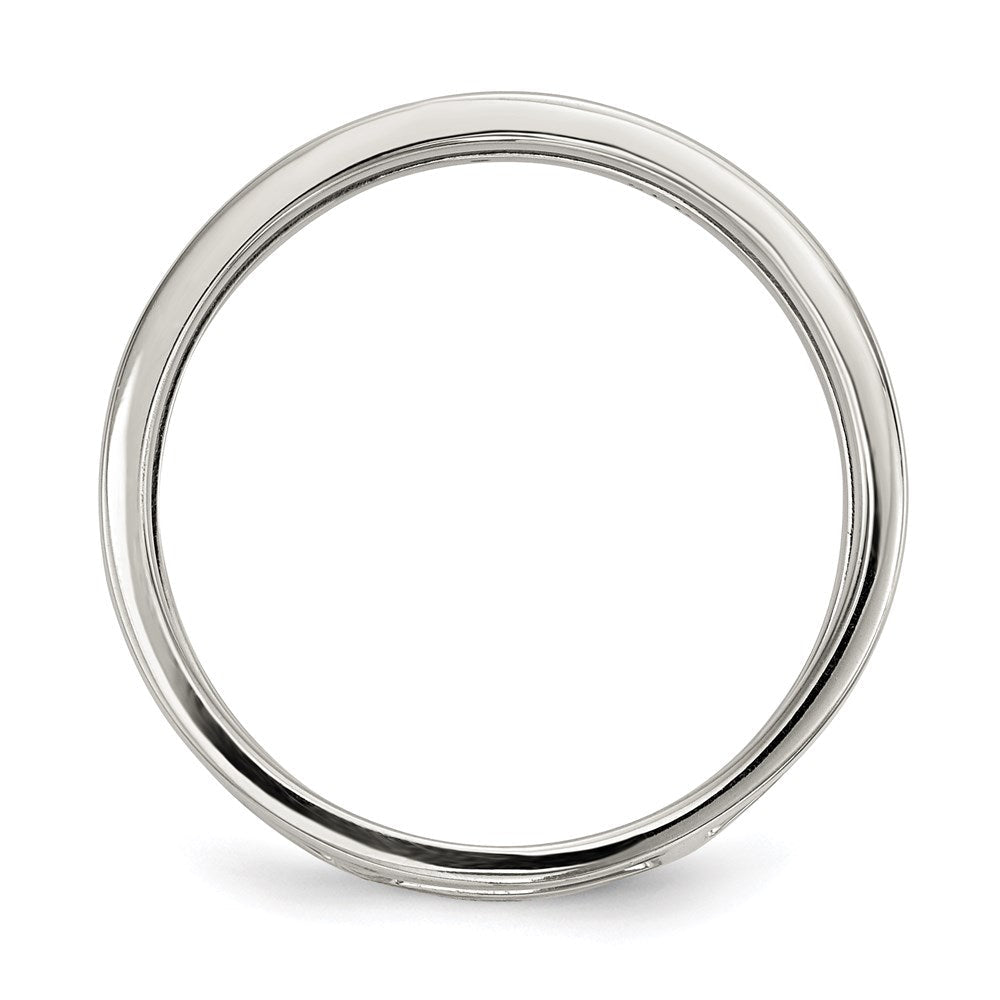 Sterlingsilber Diamant Akzente Ring (size 7 Nur)