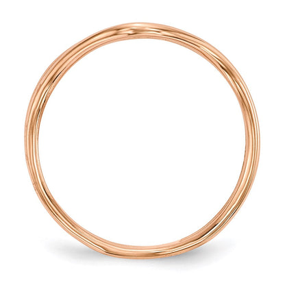 Sterlingsilber Roséfarben 3 Ring