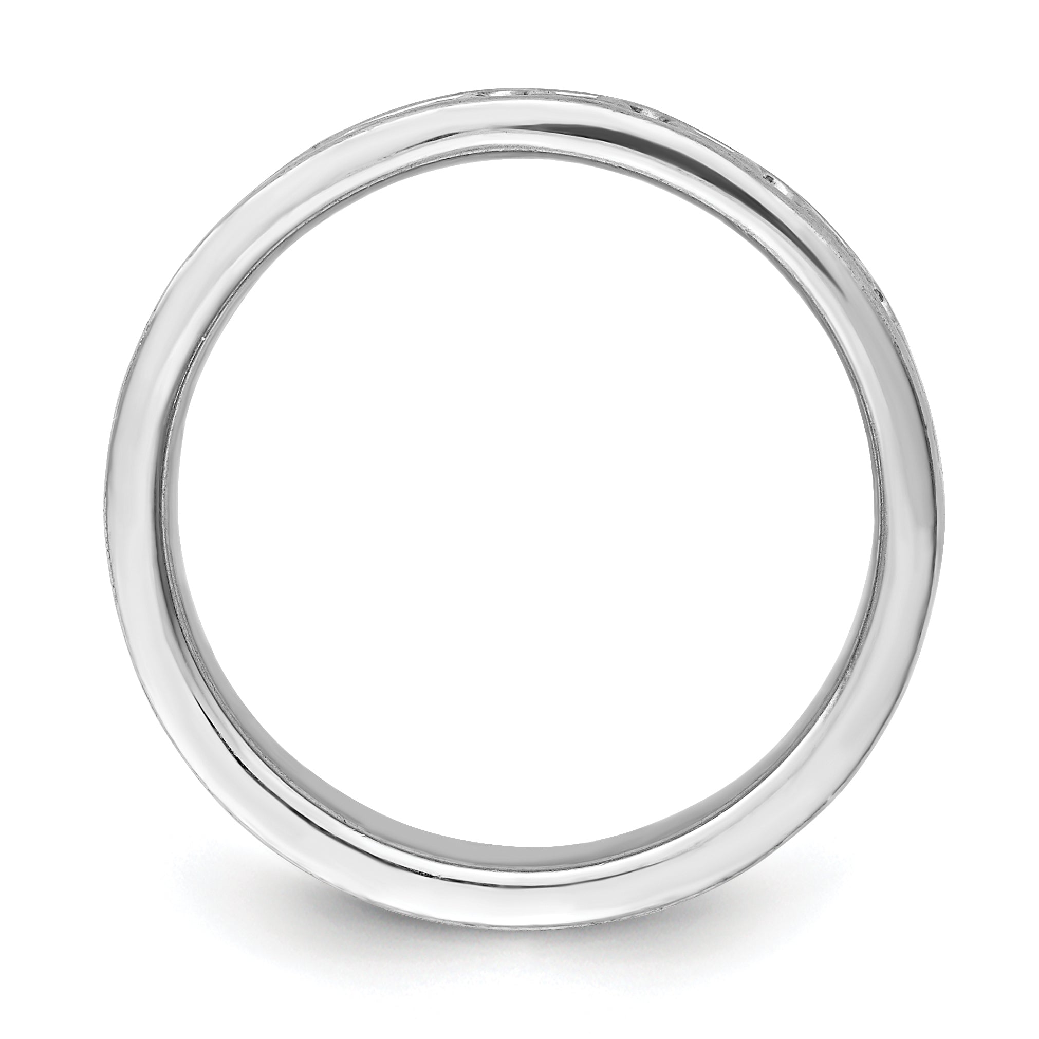 Sterlingsilber Rhodiniert Poliert Fantasie Schleife Ring
