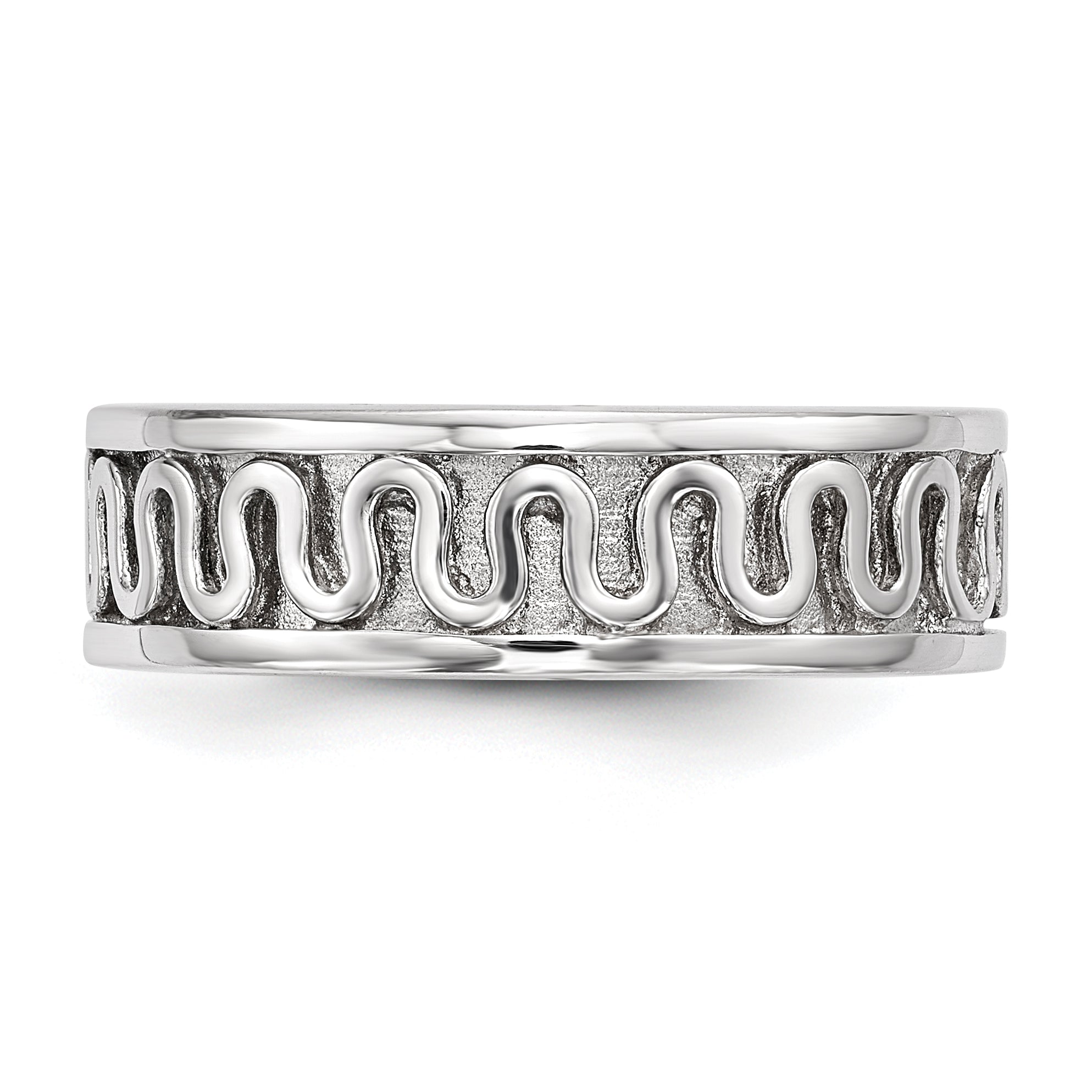 Sterlingsilber Rhodiniert Poliert Fantasie Schleife Ring