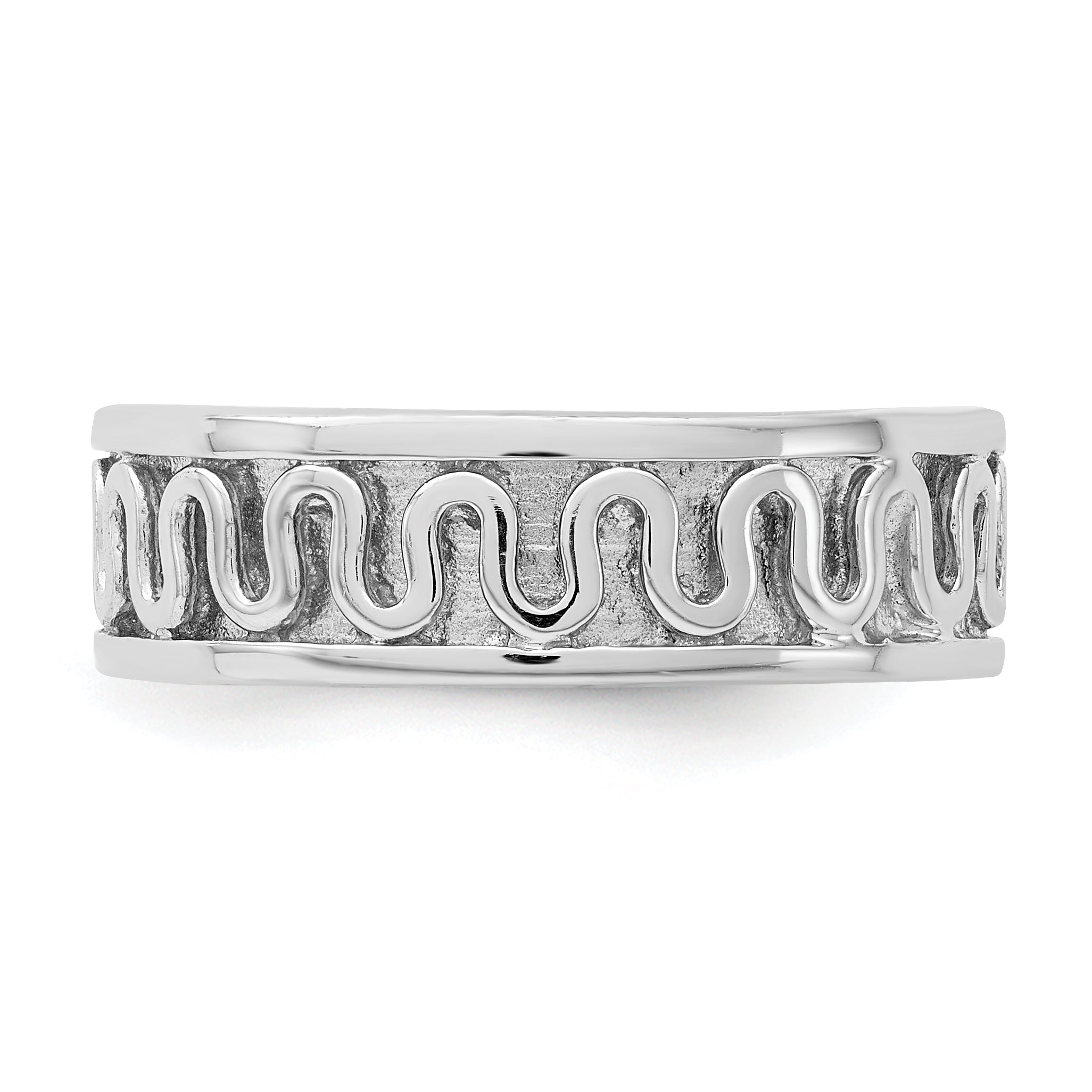 Sterlingsilber Rhodiniert Poliert Fantasie Schleife Ring
