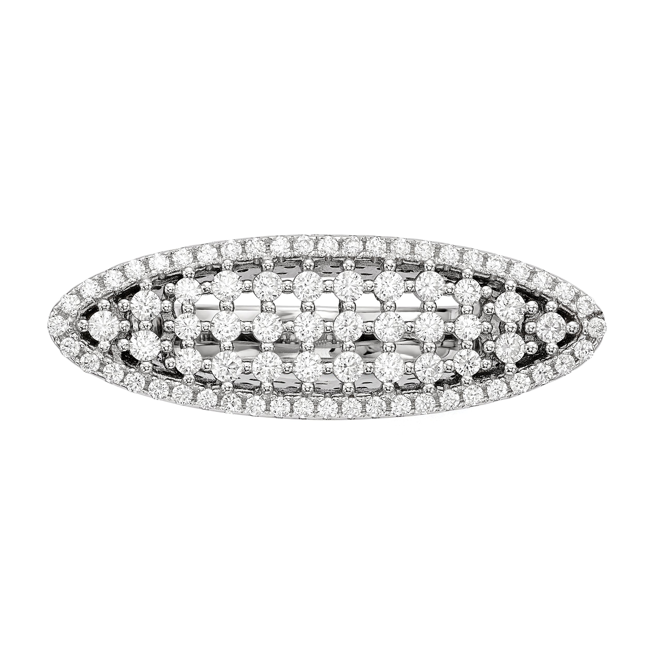 Sterlingsilber Rein Feuer Rhodiniert Zirkonia Ring