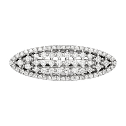 Sterlingsilber Rein Feuer Rhodiniert Zirkonia Ring