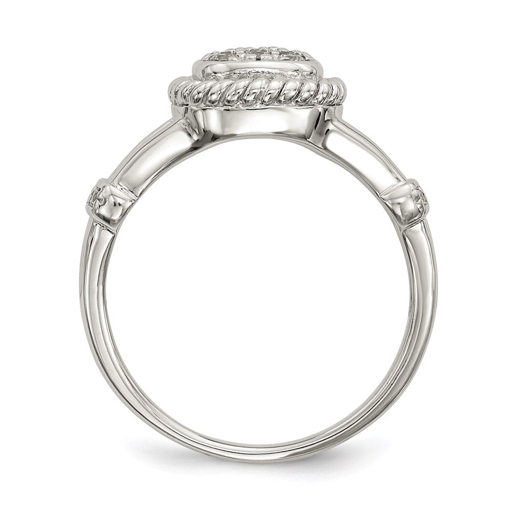 Sterlingsilber Zirkonia Ring