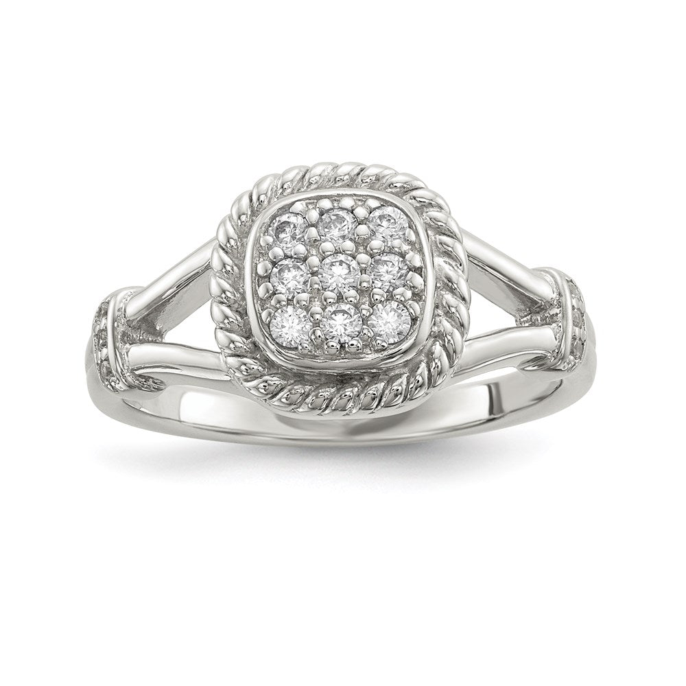 Sterlingsilber Zirkonia Ring