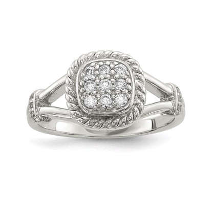 Sterlingsilber Zirkonia Ring
