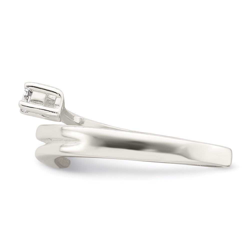 Sterlingsilber Zirkonia Ring (size 8 Nur)