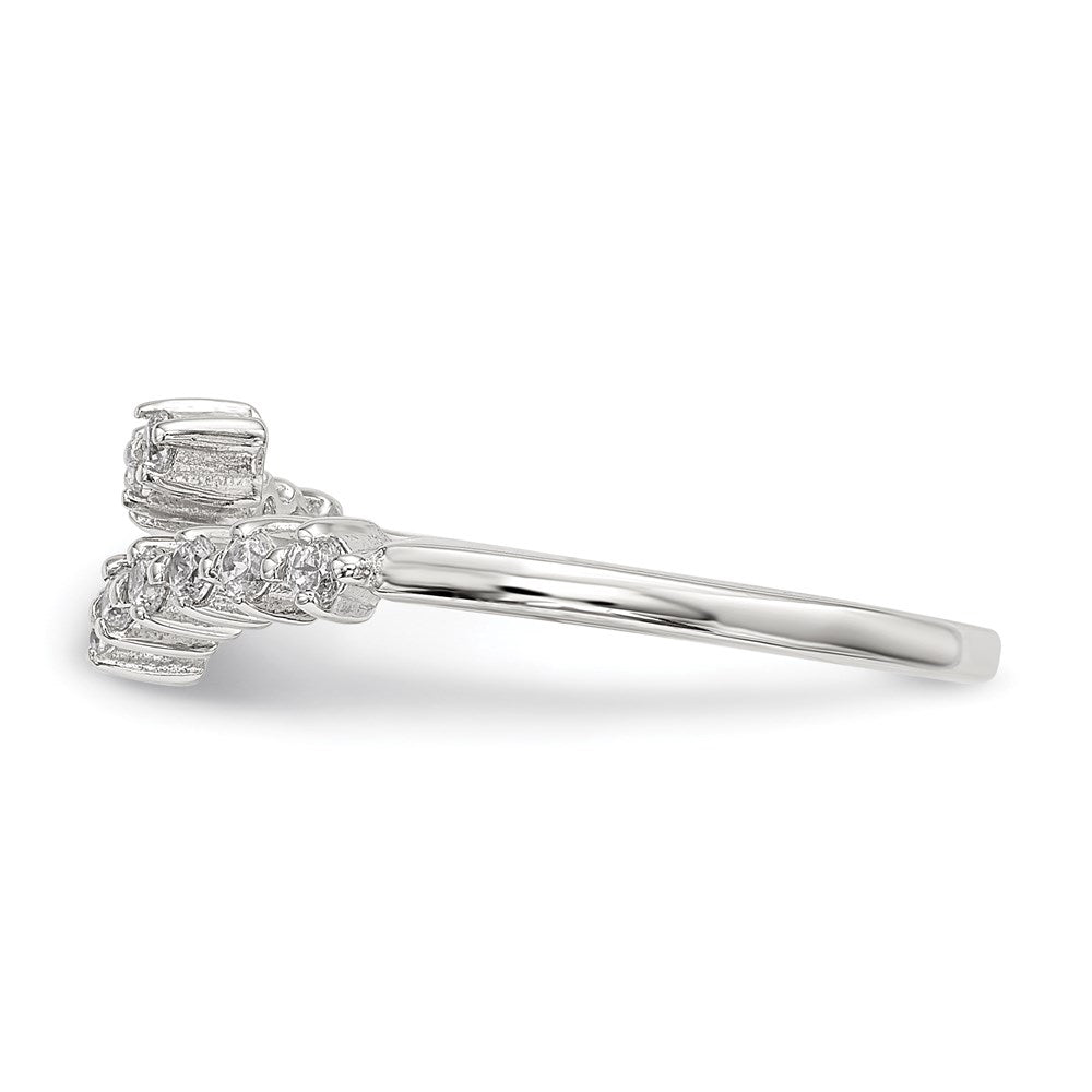 Sterlingsilber Zirkonia Ring (size 8 Nur)