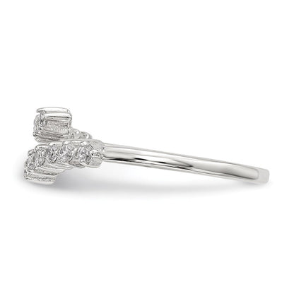 Sterlingsilber Zirkonia Ring (size 8 Nur)