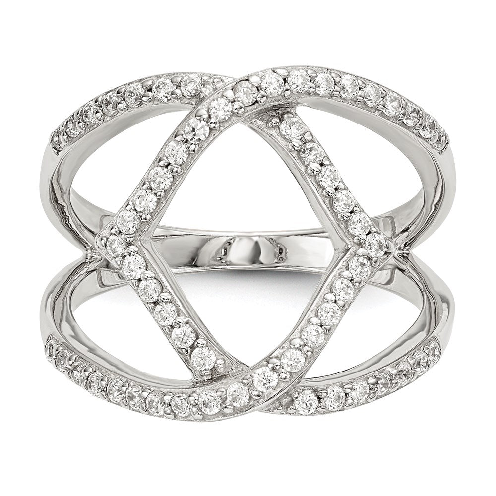 Sterlingsilber Zirkonia Ring