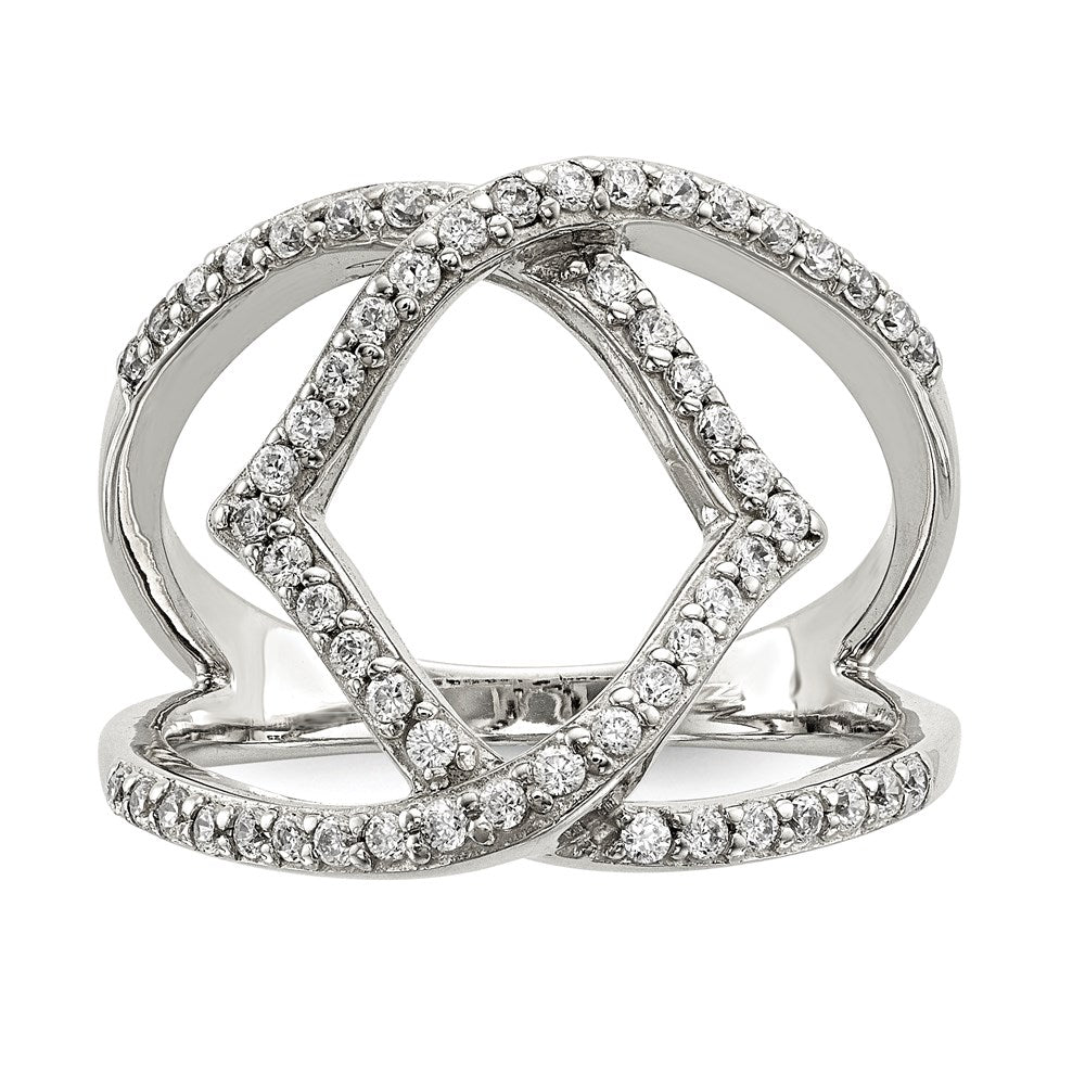 Sterlingsilber Zirkonia Ring
