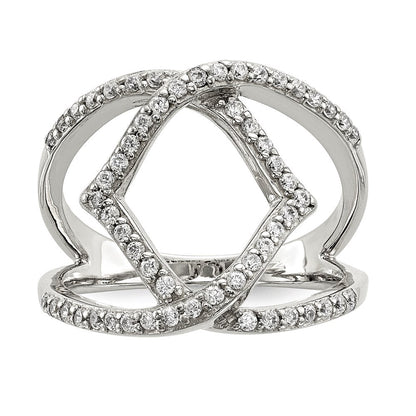 Sterlingsilber Zirkonia Ring