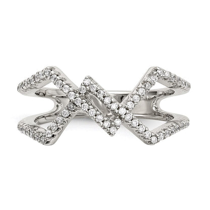 Sterlingsilber Zirkonia Ring
