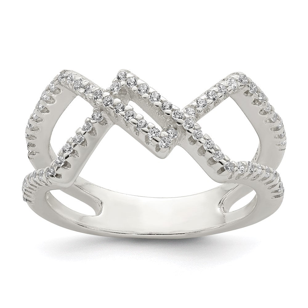 Sterlingsilber Zirkonia Ring