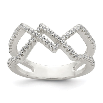 Sterlingsilber Zirkonia Ring