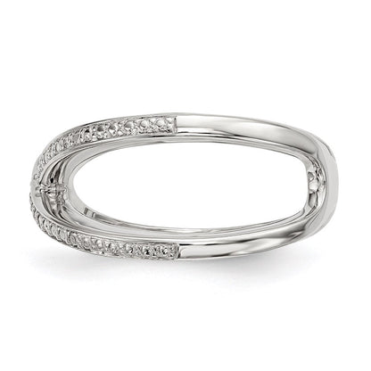 Sterlingsilber Diamant Akzente Ring