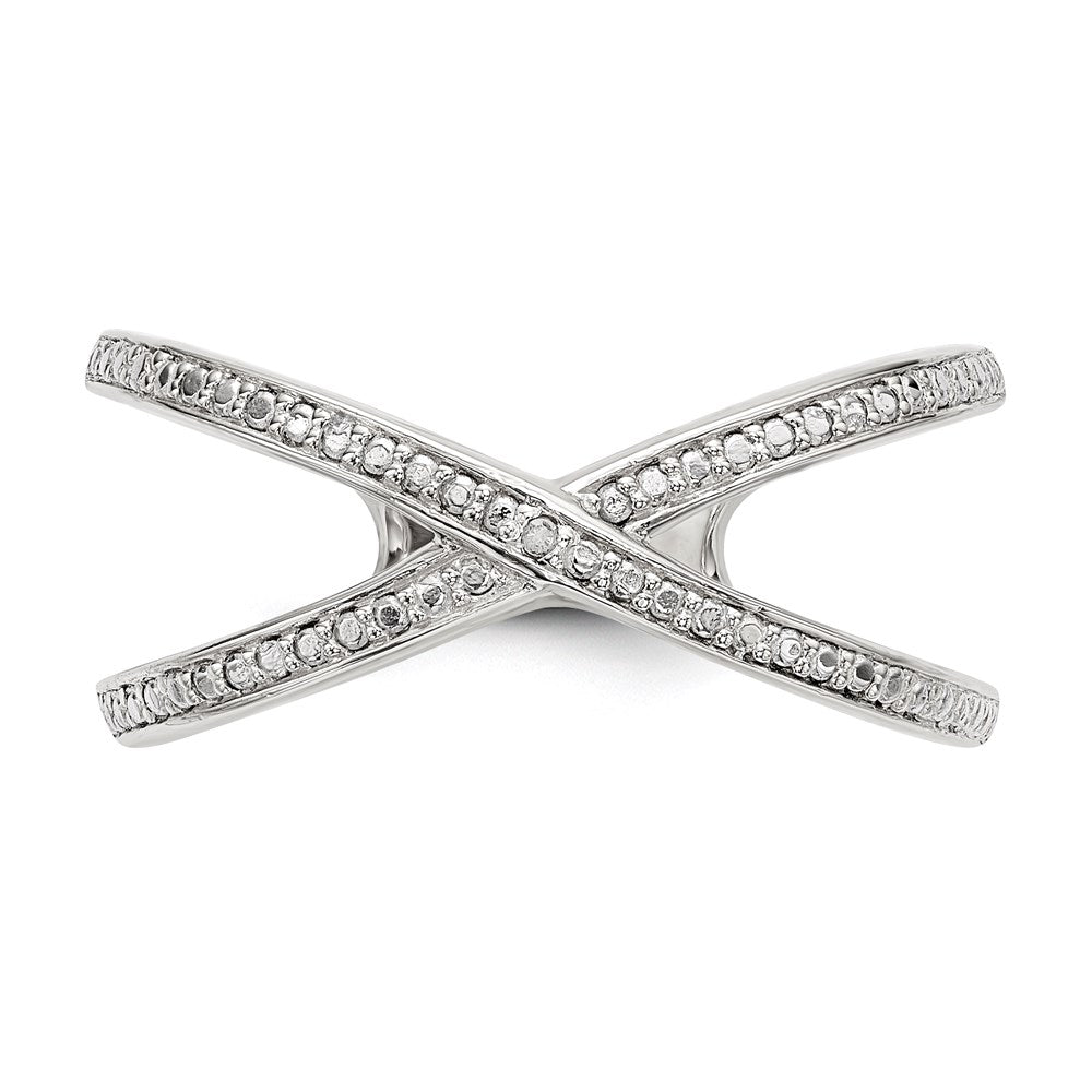 Sterlingsilber Diamant Akzente Ring