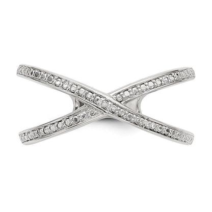 Sterlingsilber Diamant Akzente Ring