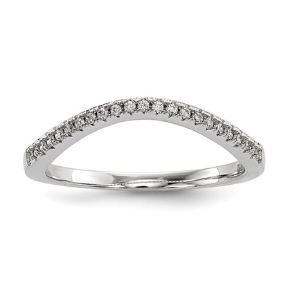 Sterlingsilber Rhodiniert Zirkonia 3 Ring Set (size 7 Nur)