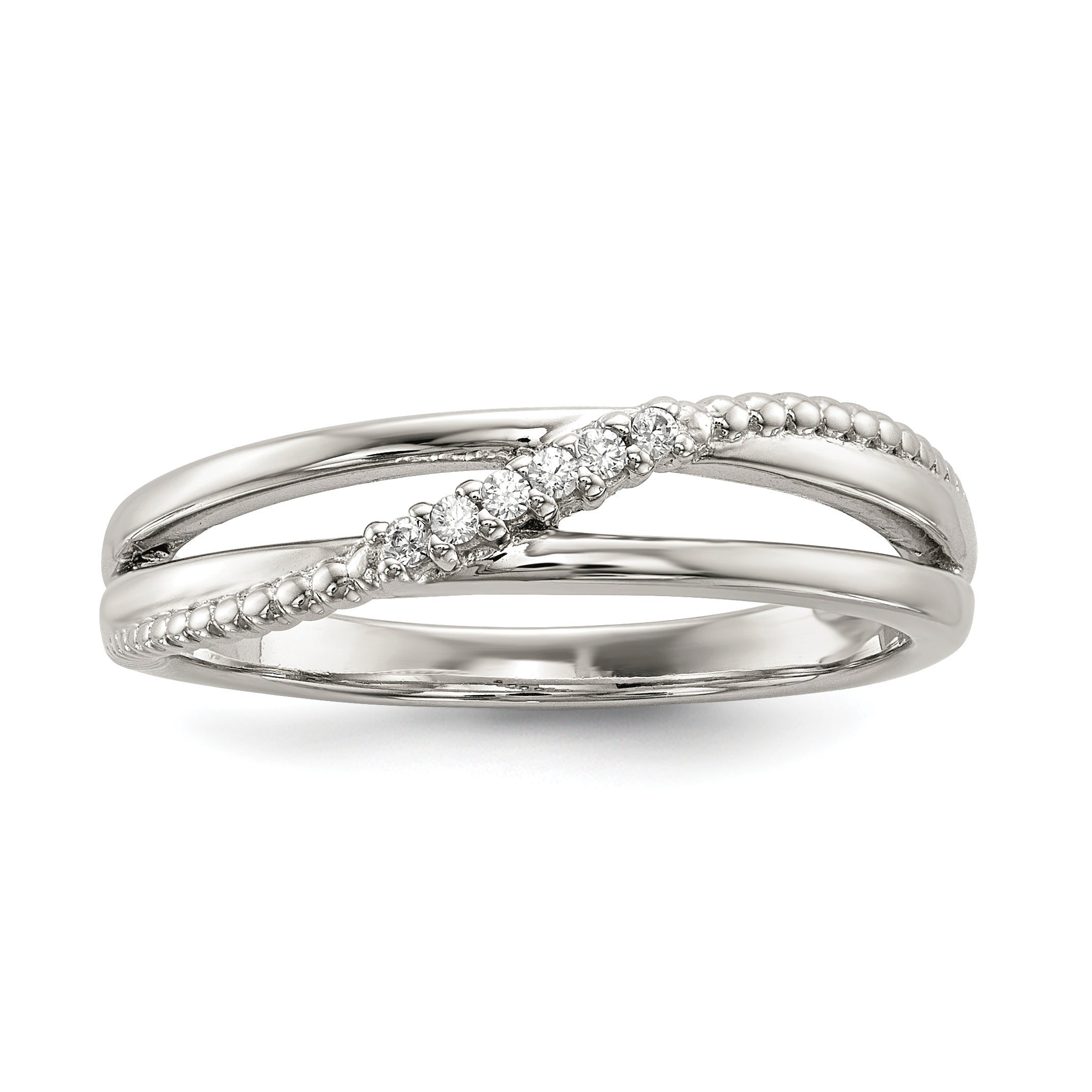 Sterlingsilber Zirkonia Ring