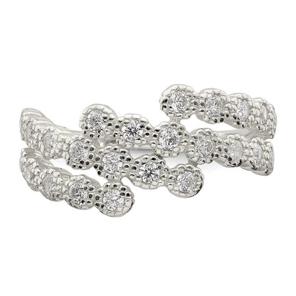 Sterlingsilber Zirkonia Ring