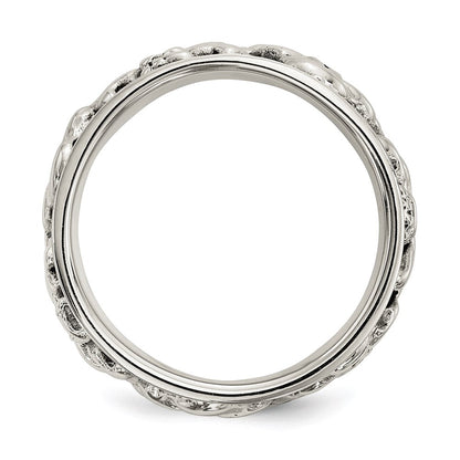 Sterlingsilber Poliert Spinning Mittig Antikisiert Totenkopf Ring