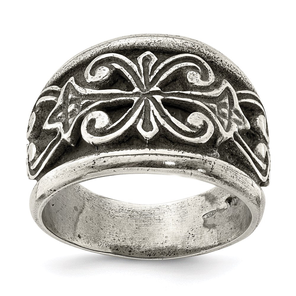 Sterlingsilber Antikisiert Ranke Design Ring