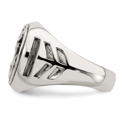 Sterlingsilber Antikisiert Anker Ring