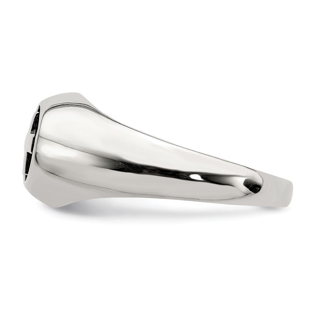 Sterlingsilber Antikisiert Kreuz Ring