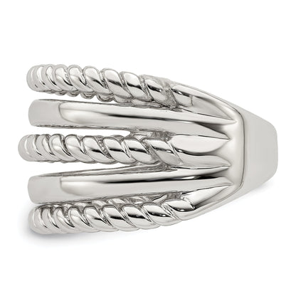 Sterlingsilber Poliert Fantasie Ring
