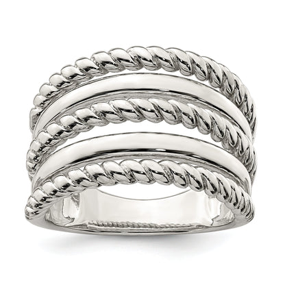 Sterlingsilber Poliert Fantasie Ring