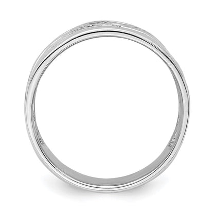 Sterlingsilber Rhodiniert Blume Ring