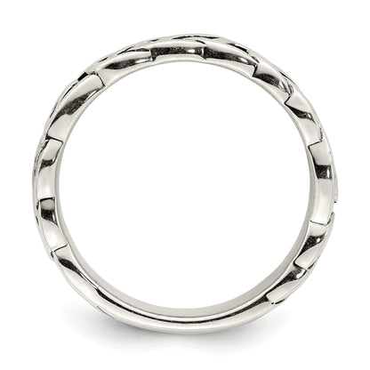 Sterlingsilber Antikisiert Keltisch Knoten Ring