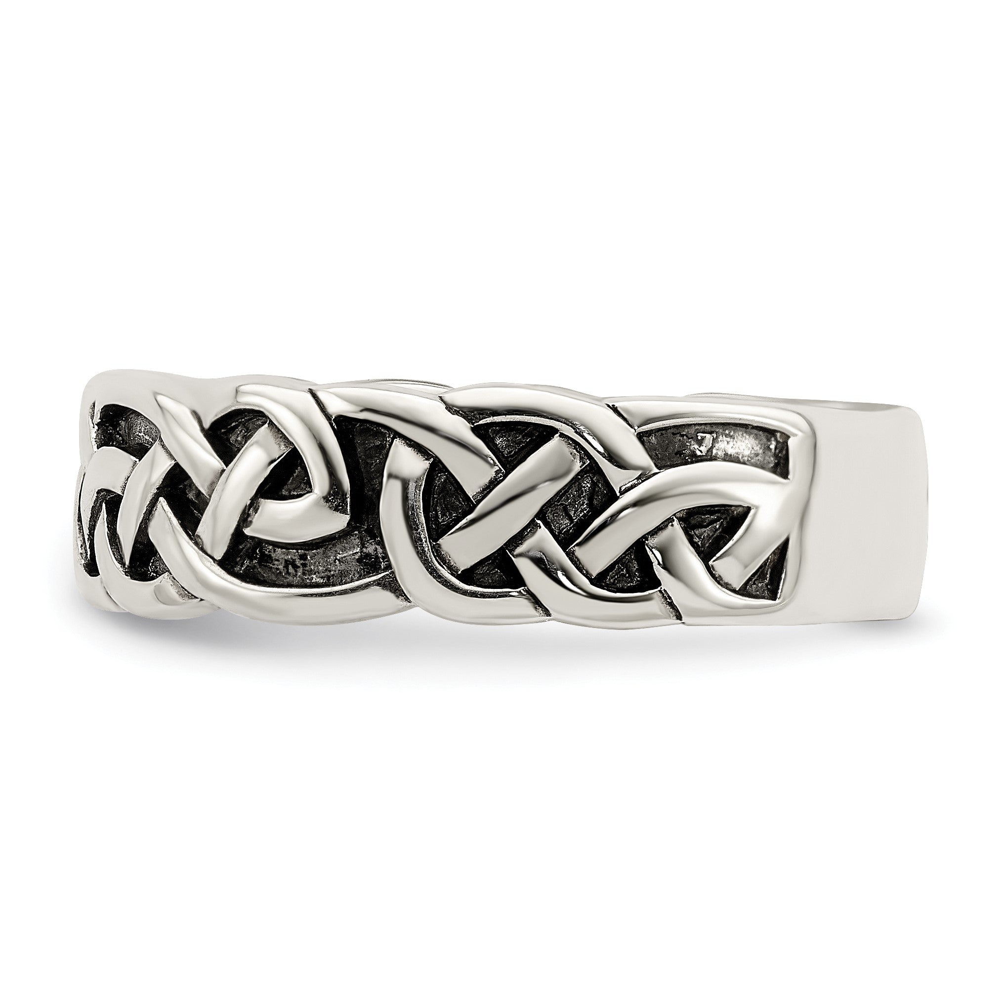 Sterlingsilber Antikisiert Keltisch Knoten Ring