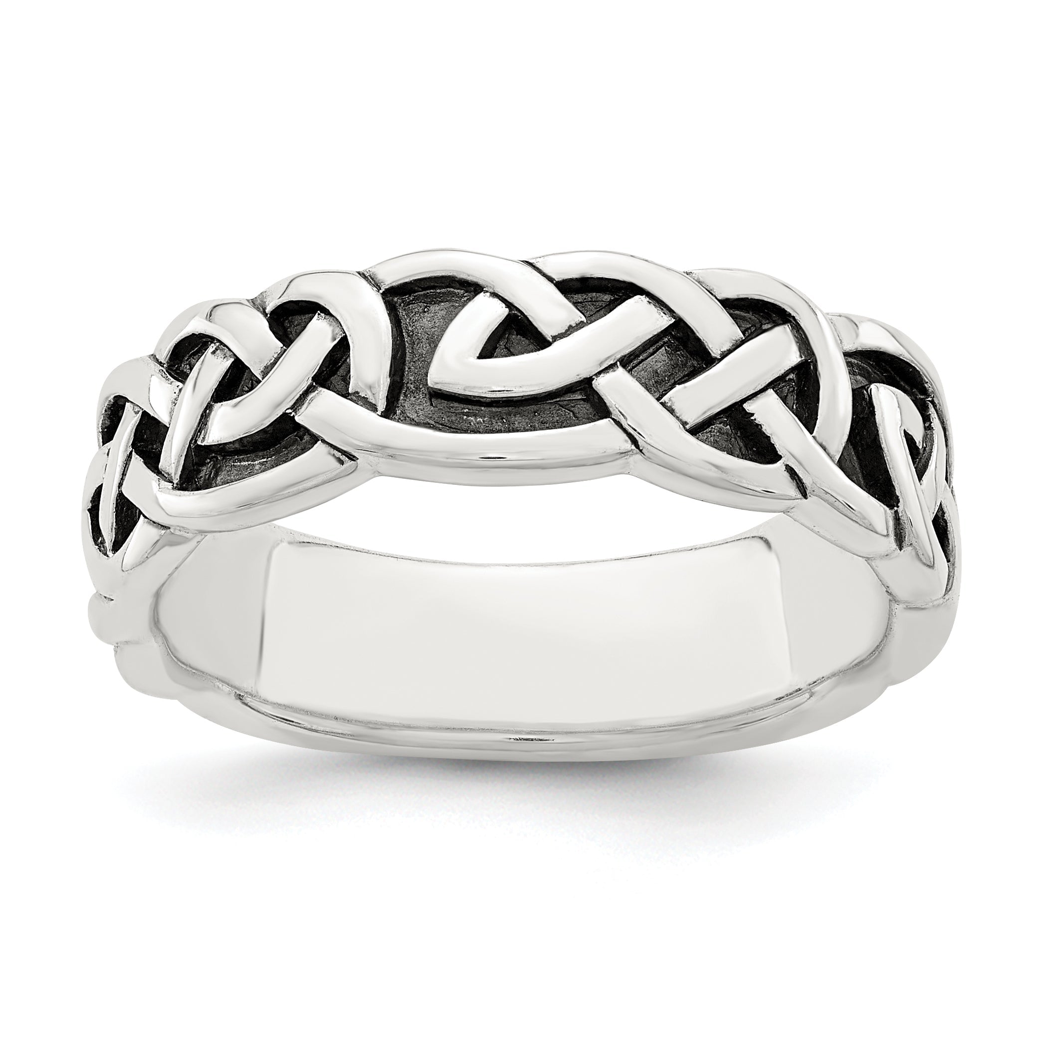 Sterlingsilber Antikisiert Keltisch Knoten Ring