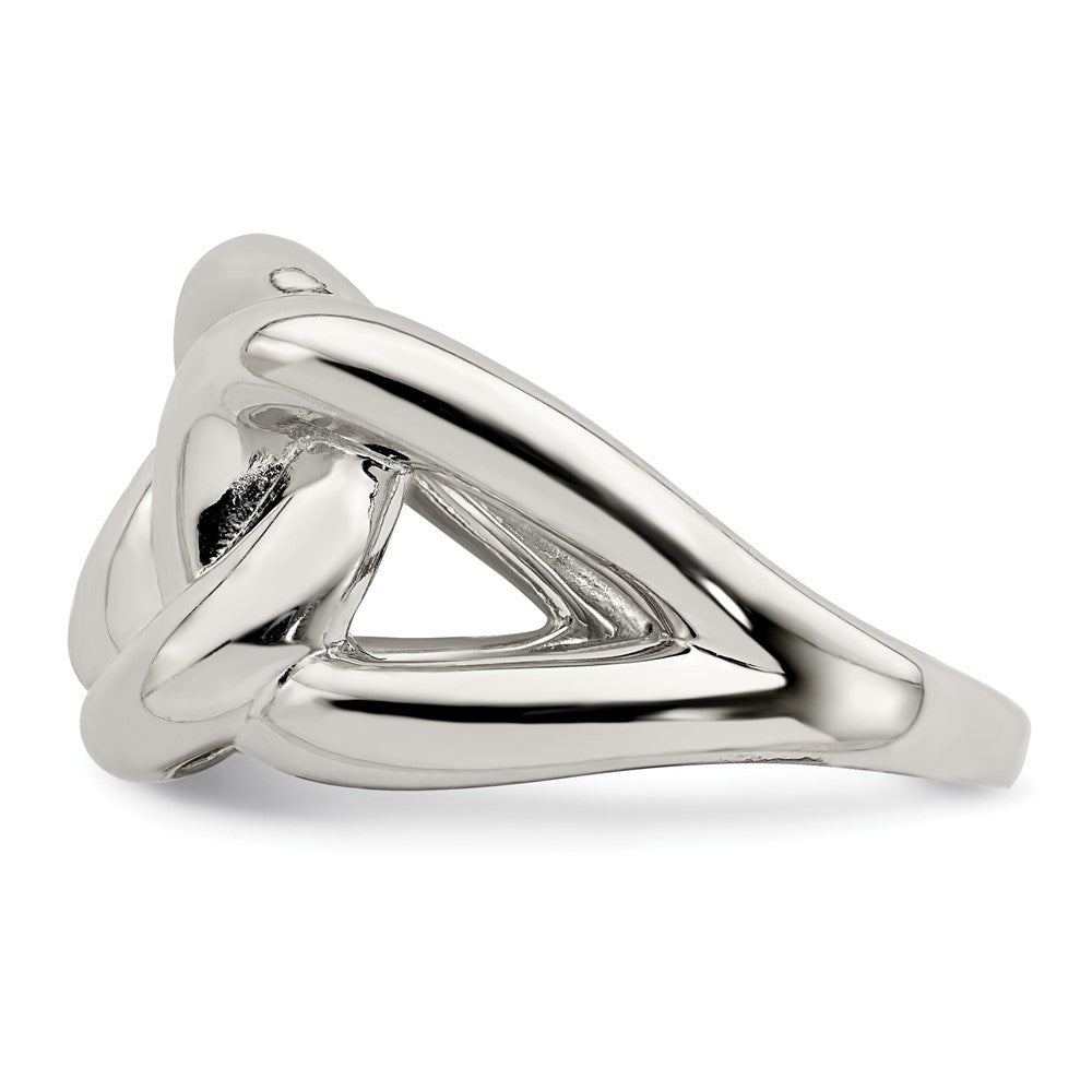 Sterlingsilber Linked Knoten Ring (size 6 Nur)
