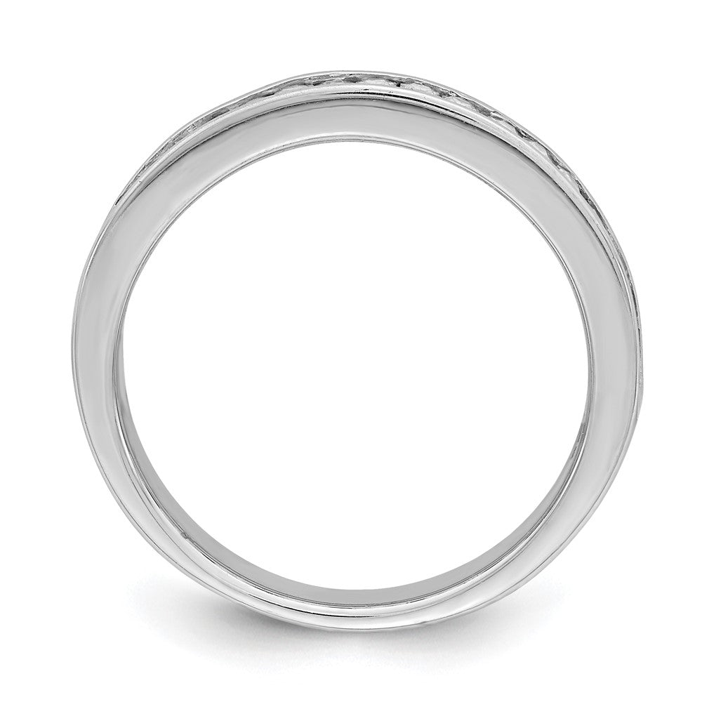 Sterlingsilber Rhodiniert Zirkonia Ring
