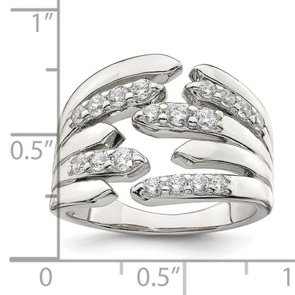 Sterlingsilber Zirkonia Fantasie Ring