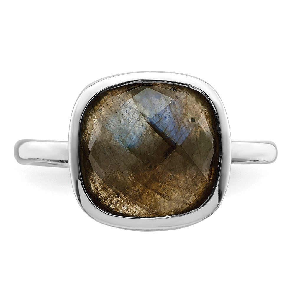 Sterlingsilber Rhodiniert Braun Zirkonia Ring